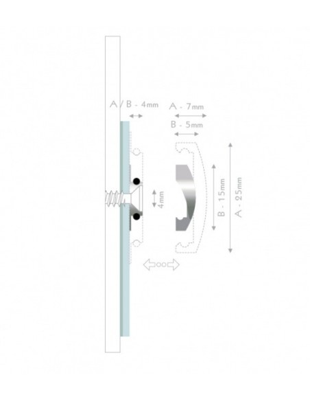 Śruba z nasadką ozdobną Fisso Micro
