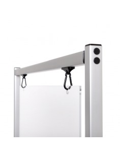 Poster Display srebrny ekspozytor do zawieszania plakatów A2 2