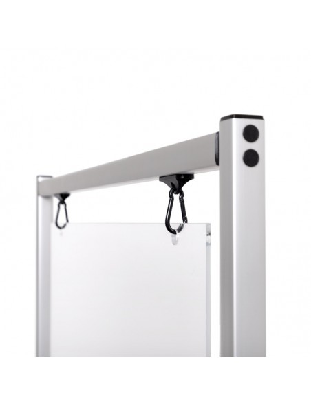 Poster Display srebrny ekspozytor do zawieszania plakatów A1