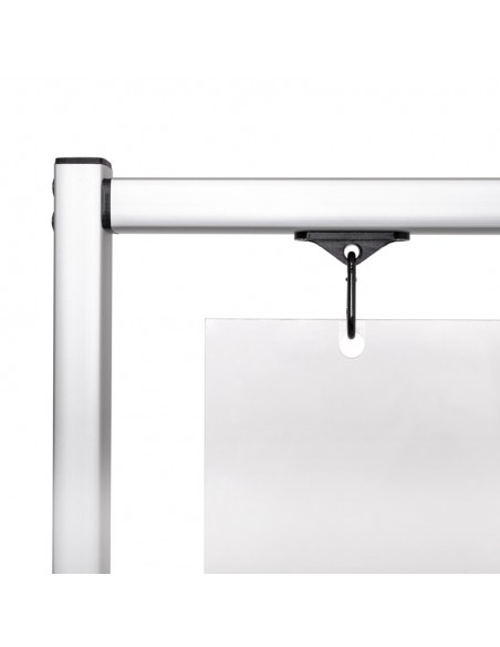 Poster Display srebrny ekspozytor do zawieszania plakatów A1