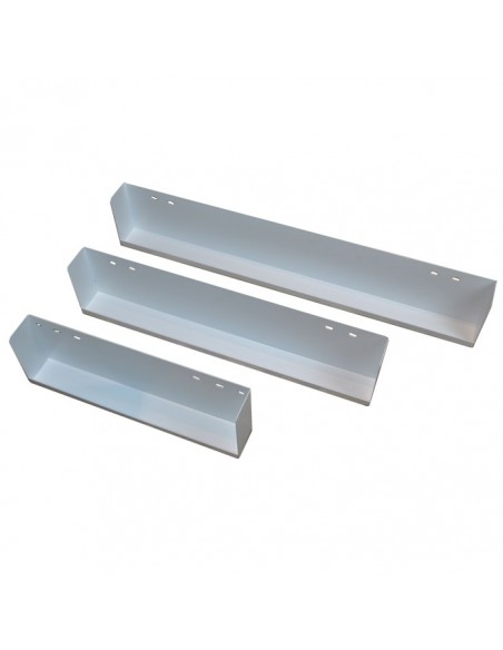 Metalowe półki do sztalugi wystawowej