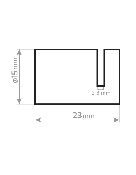 uchwyt na polki ibiza rys tech