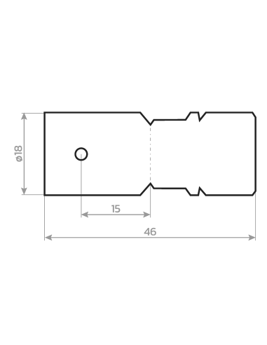 Uchwyt gent rys tech