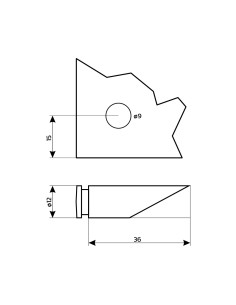 Uchwyt na identyfikatory biurkowe - Salzburg pogl 2