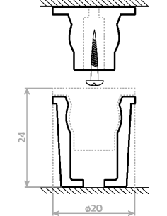 Dystanse przywiercane do... 2
