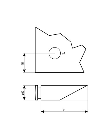 tabliczka biurkowa wymiary