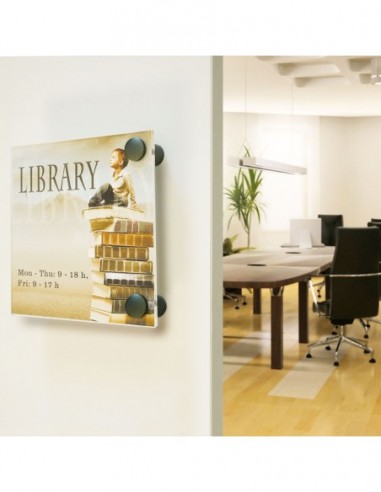 Tabliczka mocowana na śrubach Fisso Mix Alu