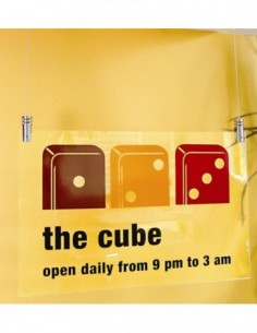 Uchwyt do tabliczek Fisso Steel Univers 2