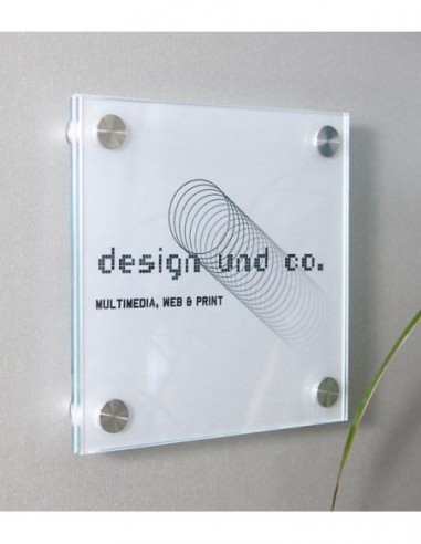 Tabliczka przydrzwiowa Infoglass&Steel