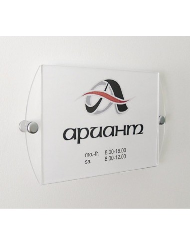 Tabliczka z plexi Infoquick & Midi