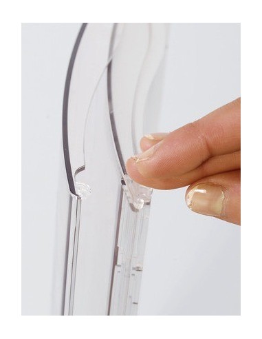 Stojaczek na ulotki dwustronny Pylon