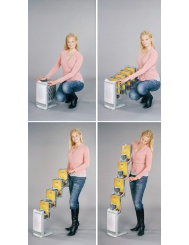 Składany stojak na ulotki Realzip