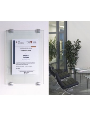 Tabliczka informacyjna mocowana na Fisso Clamper Tabliczka informacyjna mocowana na Fisso Clamper