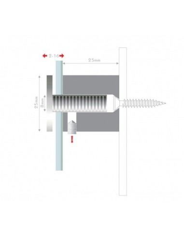 Dystanse Fisso Steel - 13x15 | 13x30...