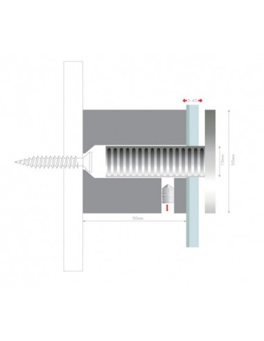 Dystanse Fisso Steel - 13x15 | 13x30...