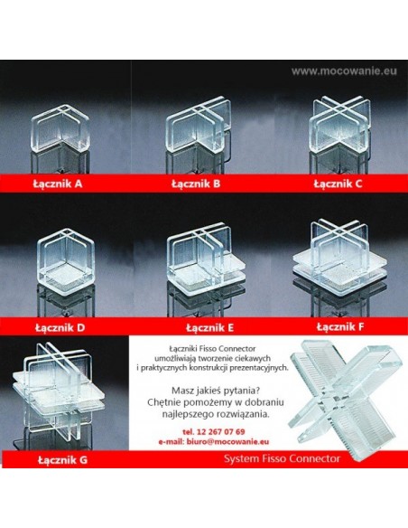 Rodzaje złączek do plexi Rodzaje złączek do plexi