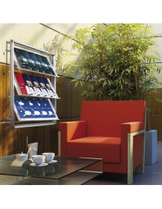 Ścienny ekspozytor z półkami Wallmate Soistes 2