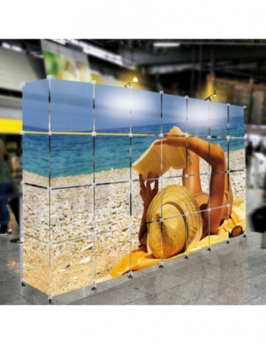 Ścianka wystawiennicza na złączkach Digiplug