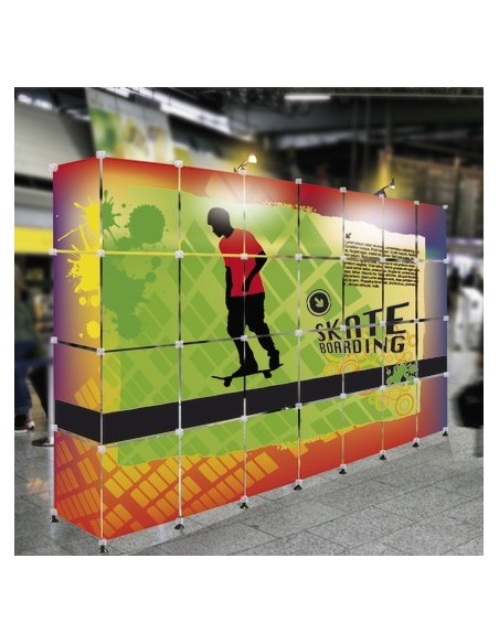 Ścianka na łącznikach do płyt piankowych Digiplug