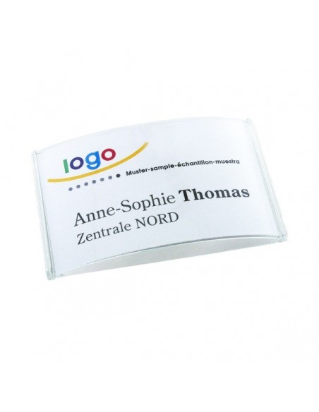 Identyfikator imienny z agrafką Badgepoint