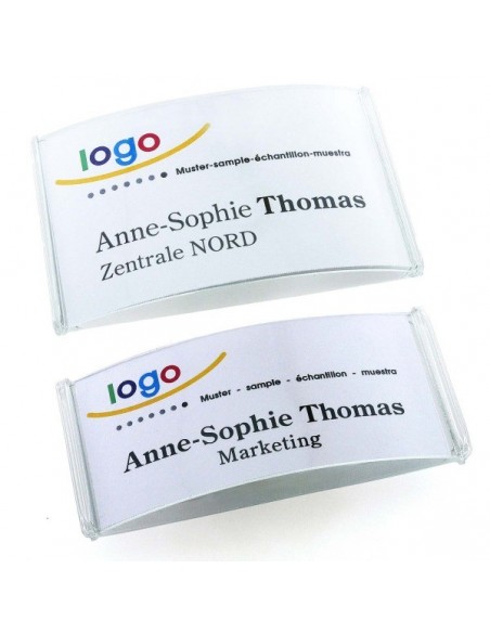 Identyfikator imienny z agrafką Badgepoint