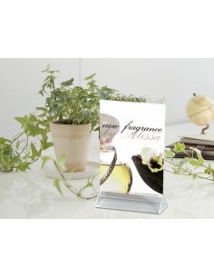 Stojaczek na ulotkę dwustronny 2