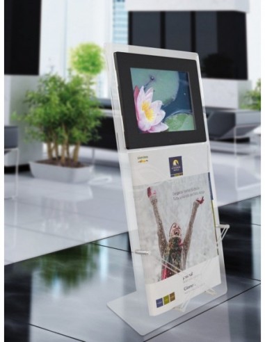 Multimedialny stojaczek produktowy