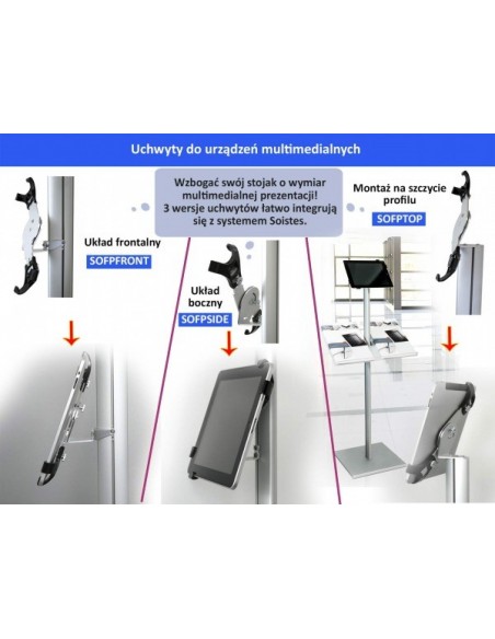 Mocowania pod informacje, reklamę do Soistes