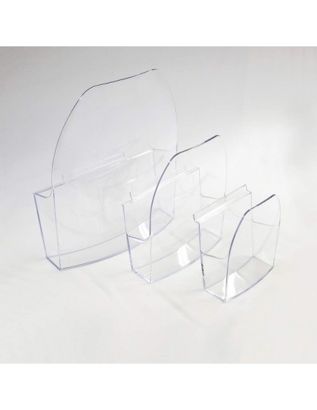 Kieszenie na ulotki zawieszane na szynie Dacapo