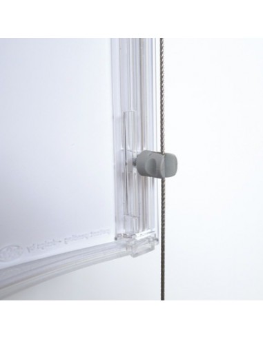 Tabliczka prezentacyjna A4 do mocowania na linkach