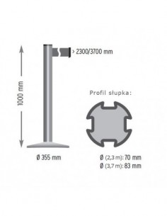 Słupki ostrzegawcze Safety 2