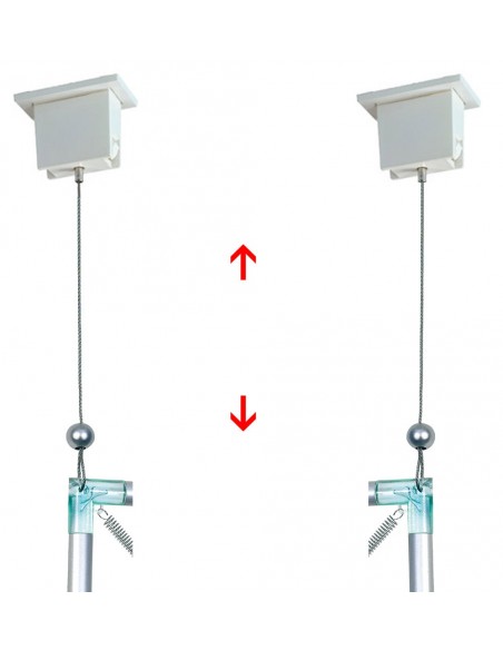 Ekonomiczny zestaw do podwieszania tabliczek