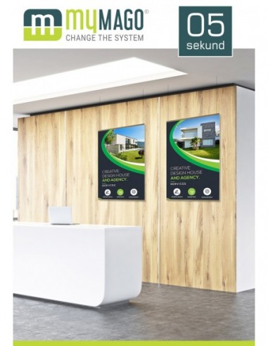 Drewniane listwy plakatowe - system MyMAGO®