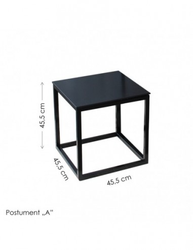 Metalowy postument A