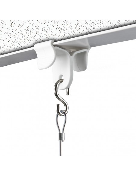 Wieszak zaciskowy do sufitów podwieszanych