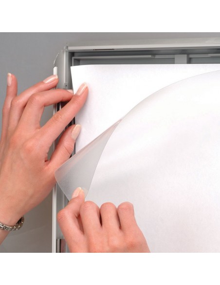 Rama zatrzaskowa na plakat Snap Silver