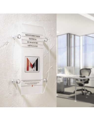 Tabliczka na śrubach dystansowych Fisso Midi