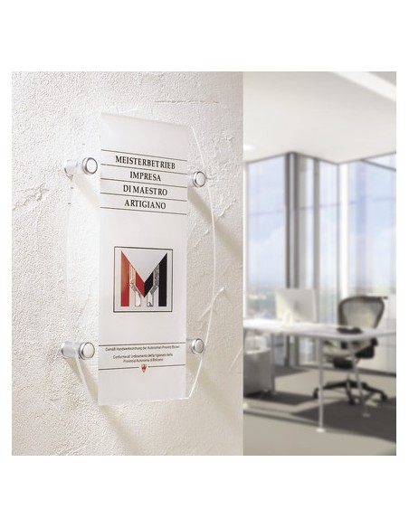 Tabliczka na śrubach dystansowych Fisso Midi