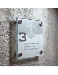 Tabliczka informacyjna ze szkła hartowanego Infoglass 2