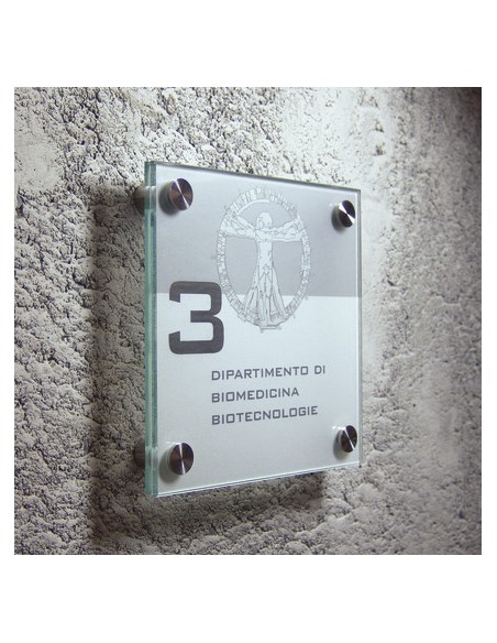 Tabliczka hartowana Infoglass