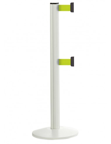 Słupki z podwójną taśmą Double Belt biały Słupki z podwójną taśmą Double Belt biały