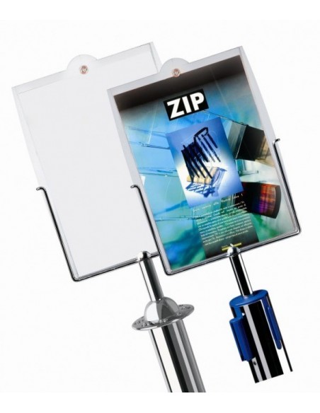 Uchwyt do kieszeni i tabliczek STOPHOLD na słupki STOPPER