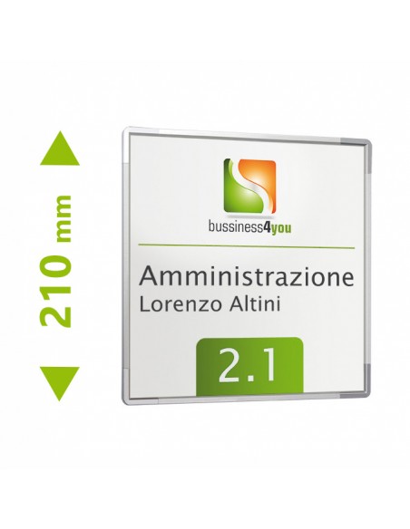 Signcode ścienna o wys. 210 mm Signcode ścienna o wys. 210 mm