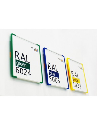 Różne kolory tabliczek