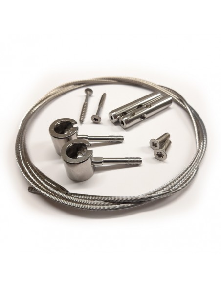 Gotowy zestaw do balustrady z linką 4 mm