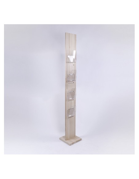 Stojak na ulotki drewniany Dacapo Wood