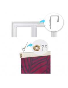 Zestaw do podwieszania plakatów na oknie 2