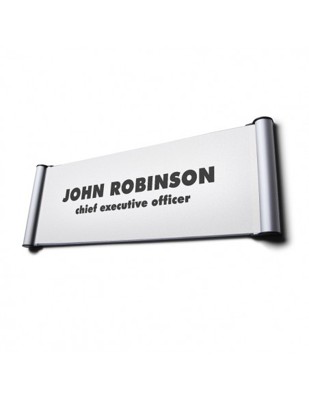 Tabliczka przydrzwiowa z profilami zatrzaskowymi