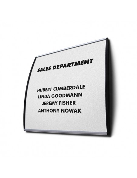 Tabliczki przydrzwiowe wypukłe