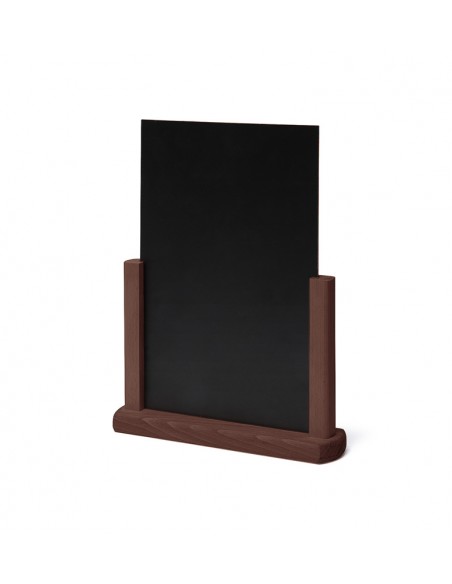 Stojak kredowy na menu ciemny brąz